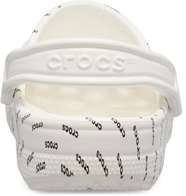 (W) 크록스 클래식 시즌 그래픽 클로그 (화이트/블랙) 205706-103 Details for (W) 크록스 클래식 시즌 그래픽 클로그 (화이트/블랙) 205706-103