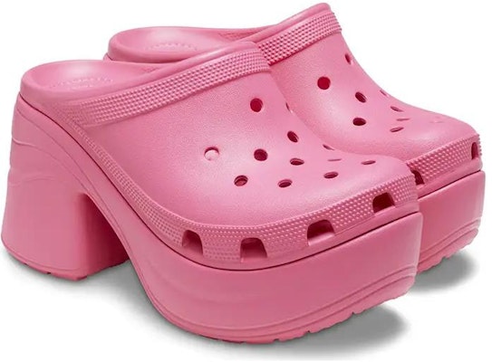 (W) Crocs Classic Siren Clog 'Hyper Pink' Warna Cerah 208547-6VZ Shop (W) Crocs Classic Siren Clog 'Hyper Pink' Warna Cerah 208547-6VZ