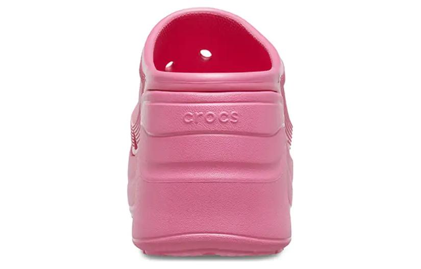 Sizing (W) Crocs经典警报拖鞋“亮粉色” 208547-6VZ