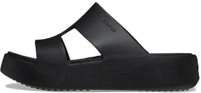 Crocs卡樂駕 防滑耐磨 一字拖鞋 女款 黑色 Buy Crocs卡樂駕 防滑耐磨 一字拖鞋 女款 黑色