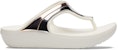 (W) Crocs Classic Slide 'Metallic Rose Gold' dalam Emas Ros Metalik 205357-6PG