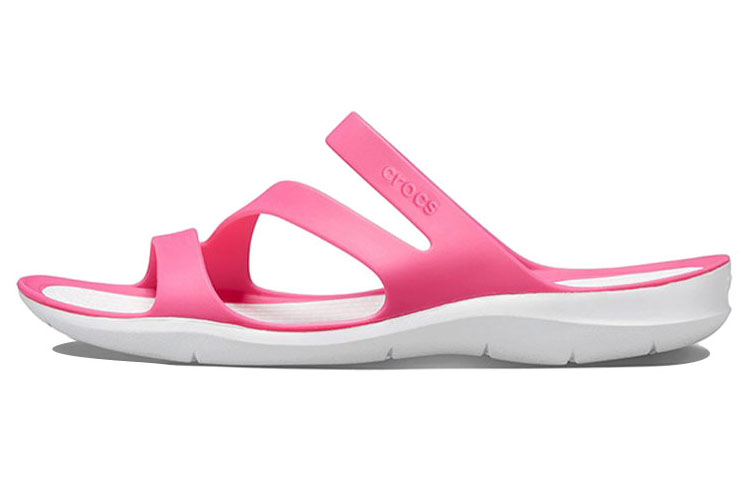 (Women) Crocs Classic Slide 'Pink White' 203998-6NR