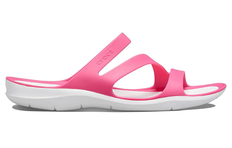 Order (W) Crocs 经典拖鞋 '粉白色' 203998-6NR