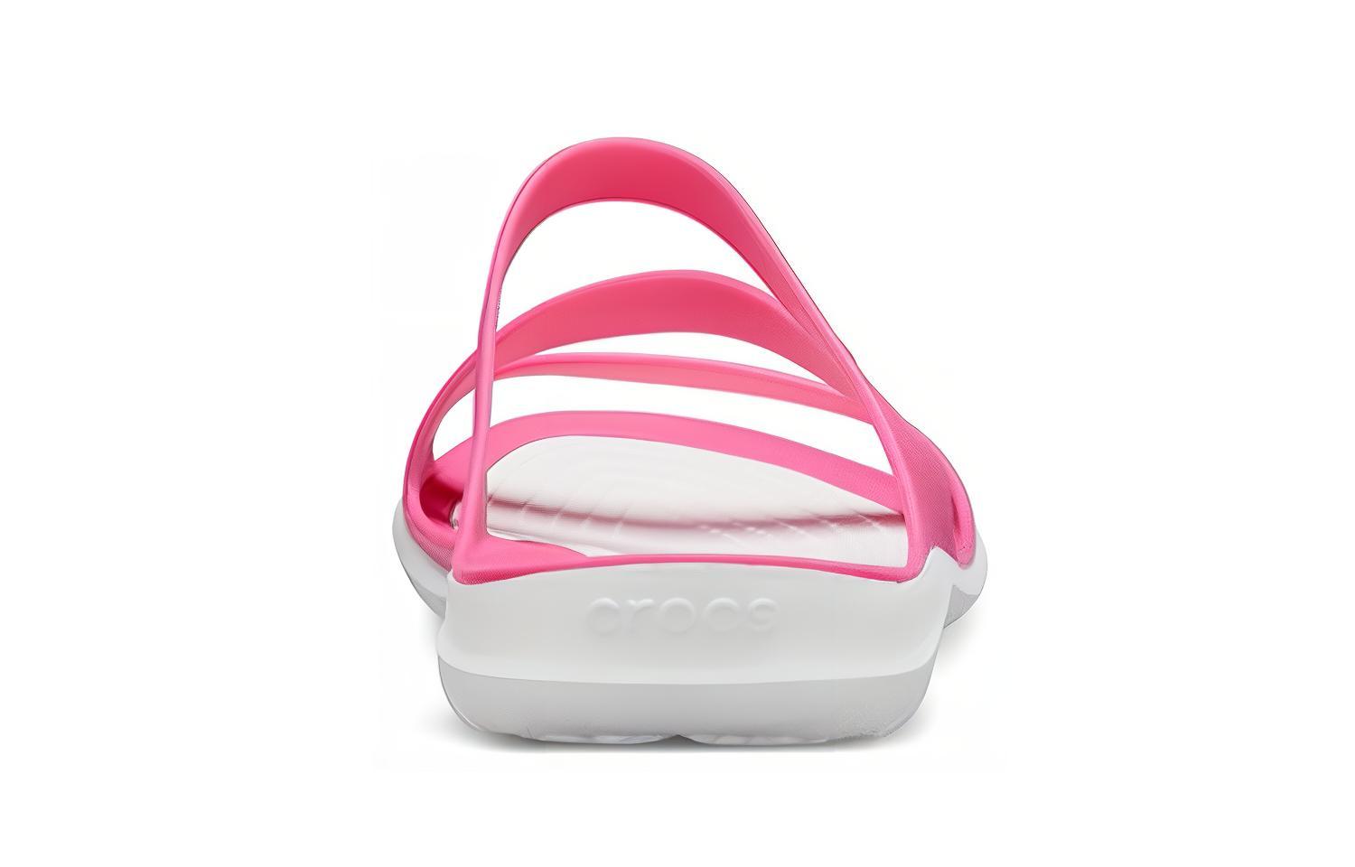 Shop (W) Crocs 经典拖鞋 '粉白色' 203998-6NR