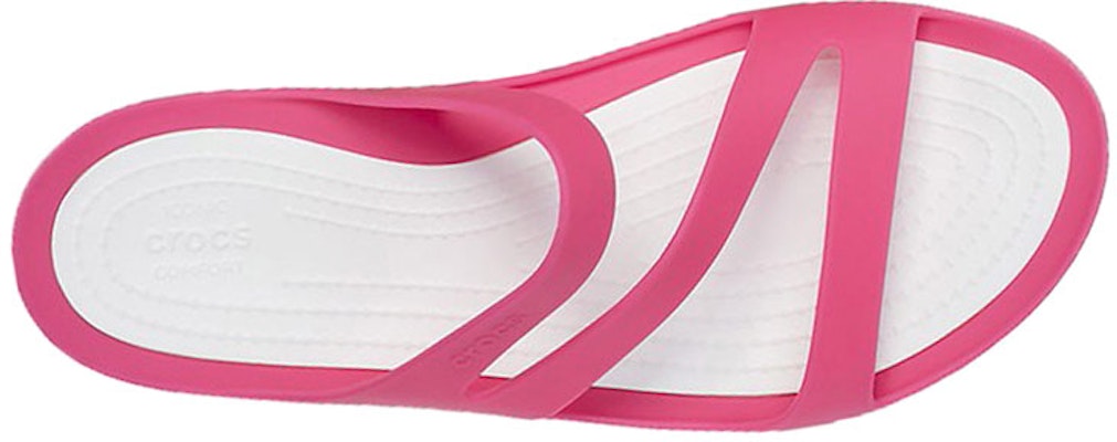 (Women) Crocs Classic Slide 'Pink White' 203998-6NR Lookbook (Women) Crocs Classic Slide 'Pink White' 203998-6NR
