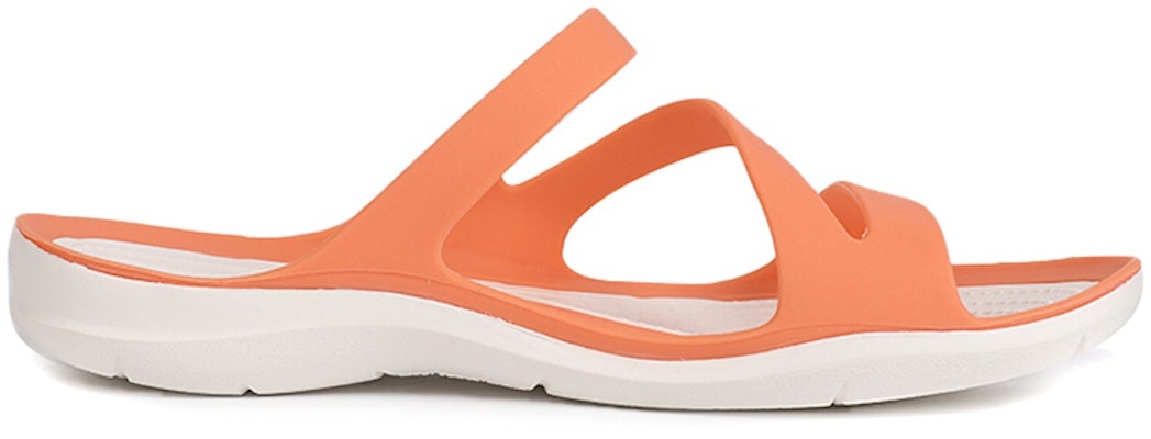 (Women) Crocs Classic Slide 'White Orange' 203998-82Q Order (Women) Crocs Classic Slide 'White Orange' 203998-82Q