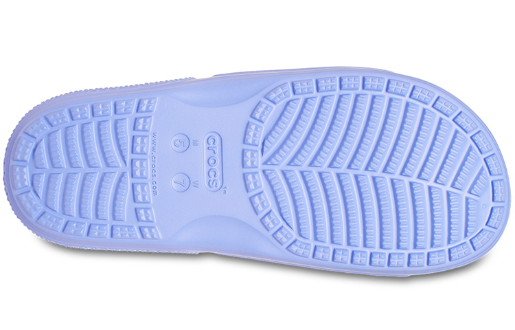 Details for Crocs卡駱馳 經典涼拖一字平底拖鞋 男女同款 水晶紫