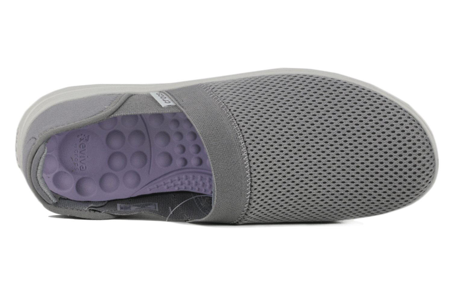 Shop (W) Crocs Classic Slip-On ''Grau Mesh Streifen'' 206356-06J
