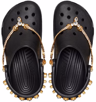 (Women) Crocs Classic Tiara Clogs 'Black Gold' 209684-001 Lookbook (Women) Crocs Classic Tiara Clogs 'Black Gold' 209684-001