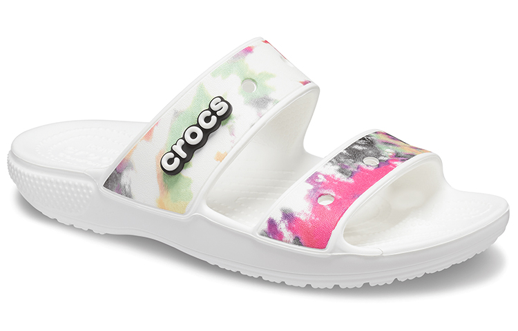 Lookbook (W) Sandalias Crocs Clásicas Tie-dye 'Negro Verde' 207283-94S