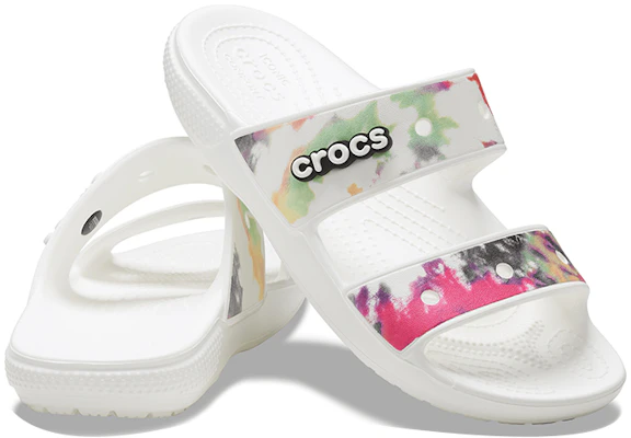 (W) Sandalias Crocs Clásicas Tie-dye 'Negro Verde' 207283-94S Shop (W) Sandalias Crocs Clásicas Tie-dye 'Negro Verde' 207283-94S