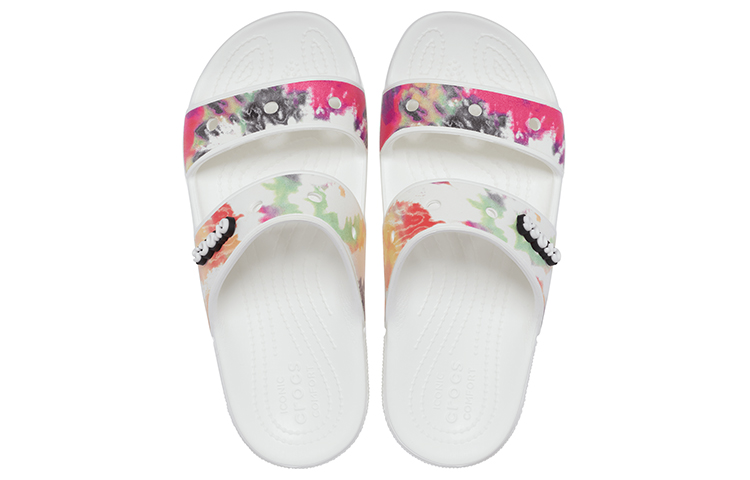 Purchase (W) Sandalias Crocs Clásicas Tie-dye 'Negro Verde' 207283-94S