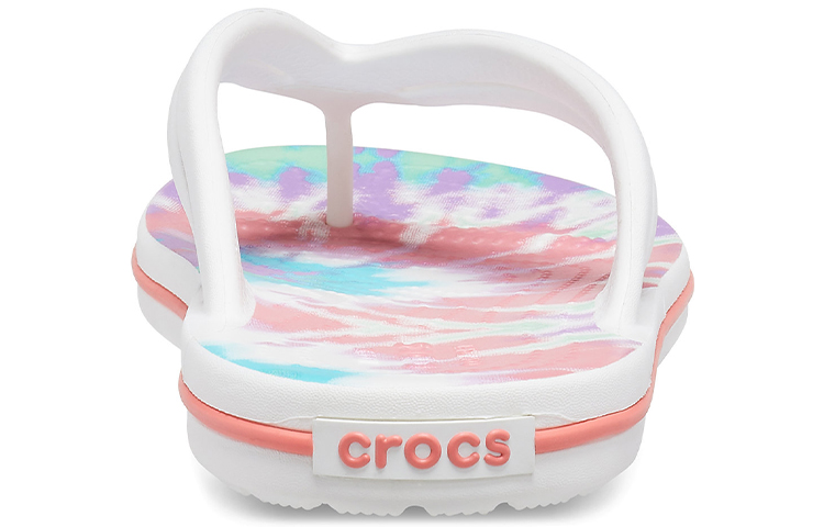 Purchase (W) クロックス クラシック タイダイ柄スライド (マルチカラー) 206988-6SN