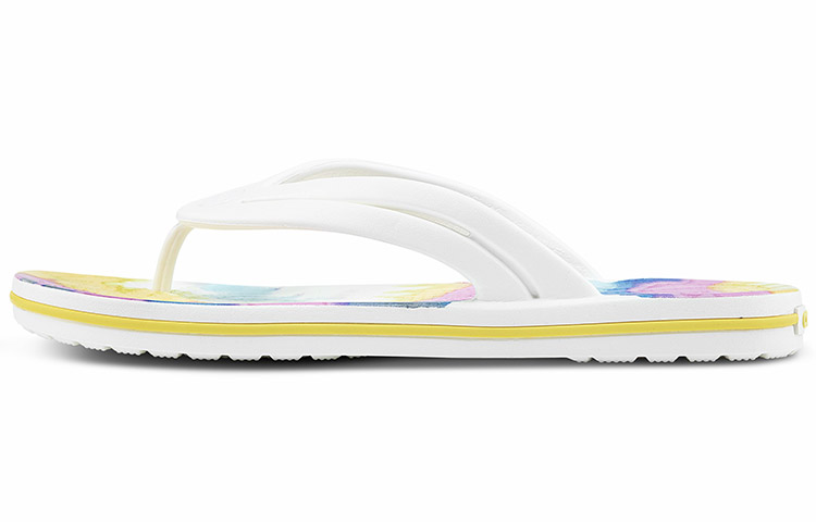 (Women) Crocs Classic Tie-Dye Graphic Slide 'White' 206988-94S