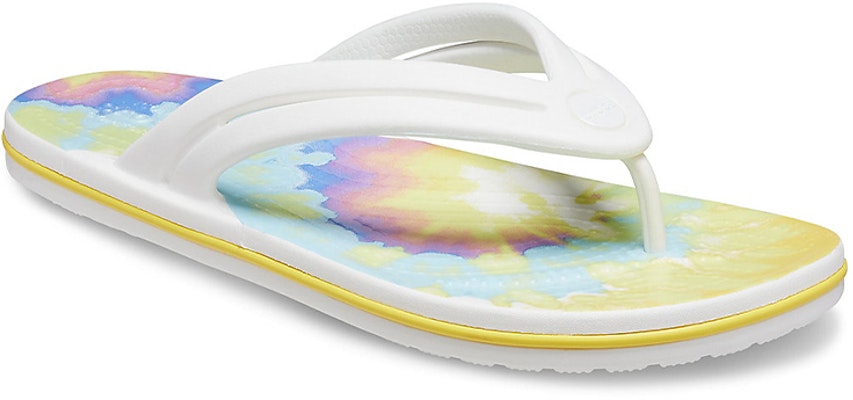 (W) Crocs 经典白色扎染图案拖鞋 206988-94S Lookbook (W) Crocs 经典白色扎染图案拖鞋 206988-94S