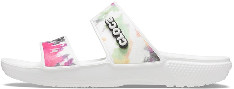 (W) Crocs Classic Tie-dye Graphic Sandal 'Hitam Hijau' 207283-94S Buy (W) Crocs Classic Tie-dye Graphic Sandal 'Hitam Hijau' 207283-94S