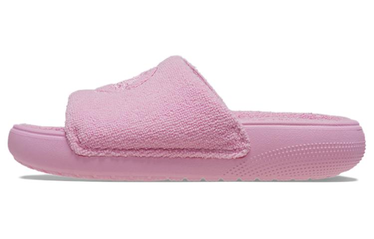 (Women) Crocs Classic Towel Slides 'Pink' 209962-6WY