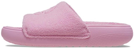 (Women) Crocs Classic Towel Slides 'Pink' 209962-6WY (Women) Crocs Classic Towel Slides 'Pink' 209962-6WY
