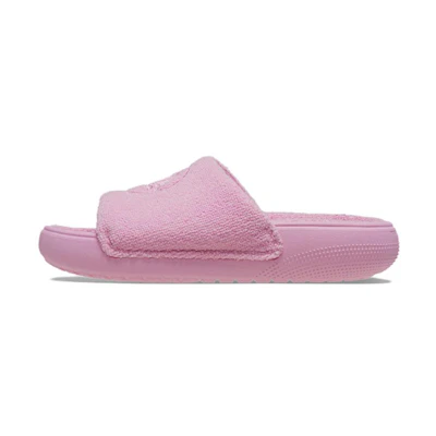 (W) Crocs Classic Towel Slides 'Pink'