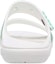 Shop (W) Crocs Classic Tropical Outdoor Selipar Sukan Tumit Rata Putih Hijau 207183-94S