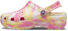 Buy (W) Crocs Clog Classic Grote Wolken Outdoor Sports Sandalen Roze Geel 207176-6SO
