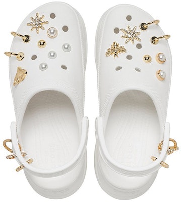 (Women) Crocs Clog Outdoor Classic Sports Sandals White 207389-103 Purchase (Women) Crocs Clog Outdoor Classic Sports Sandals White 207389-103