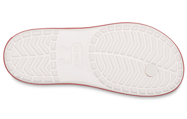 Sizing (W) Crocs 舒适加厚底休闲人字拖 '辣椒红' 205681-6QB