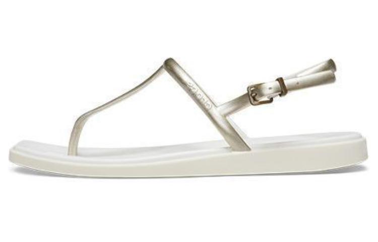 (Women) Crocs Comfortable Casual Slip-On Sandals White 210039-0WV