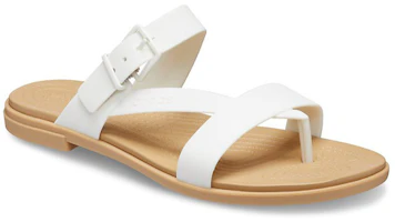 Lookbook (Women) Crocs Cozy Lightweight Sports Slippers White Brown 206108-1CQ