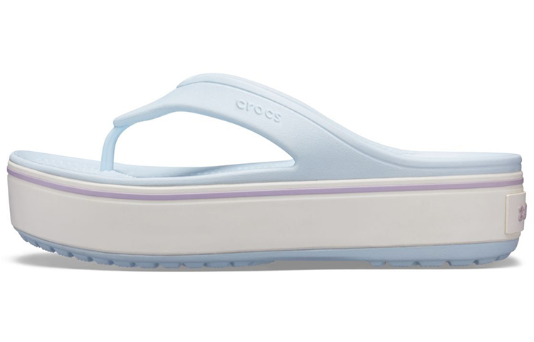 Buy Crocs 卡駱馳 Crocband 厚底人字運動拖鞋 女款 藍色