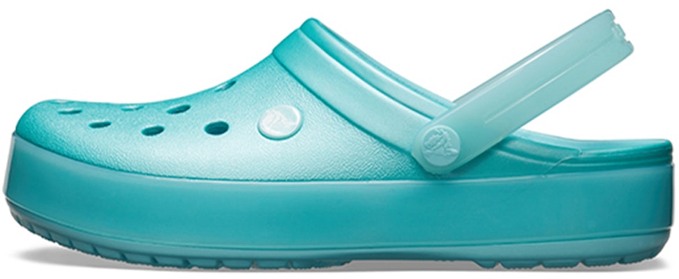 Crocs Crocband Ice Pop 簡約休閒洞洞涼鞋 女款 冰藍 Buy Crocs Crocband Ice Pop 簡約休閒洞洞涼鞋 女款 冰藍