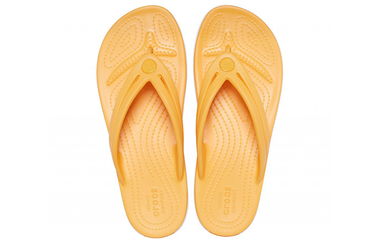 Purchase 卡駱馳 Crocband 輕便舒適人字運動拖鞋 女款 黃