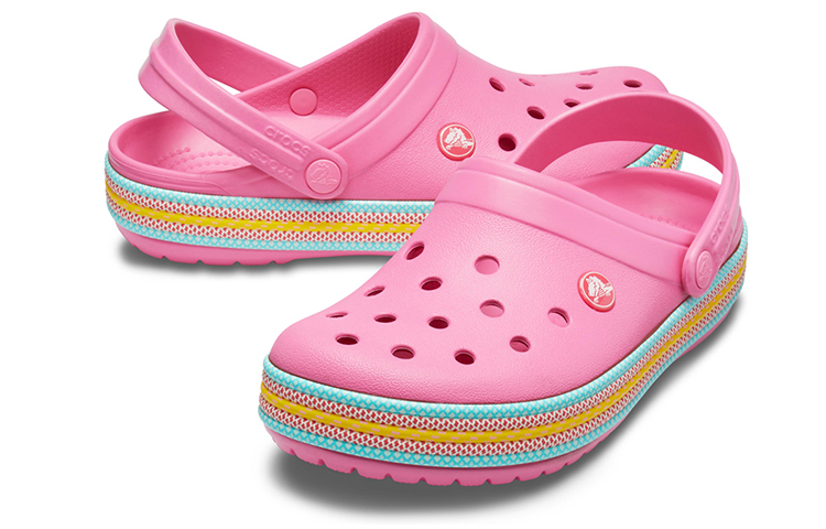 Shop (W) Crocs 卡骆驰 粉色海滩凉鞋 205889-669