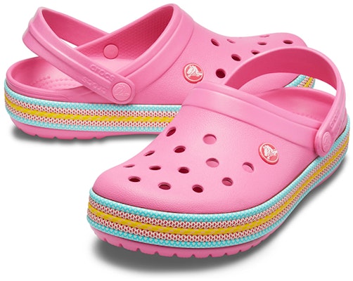 (W) Sandalias Crocs Crocband Playa Rosas. 205889-669 Shop (W) Sandalias Crocs Crocband Playa Rosas. 205889-669