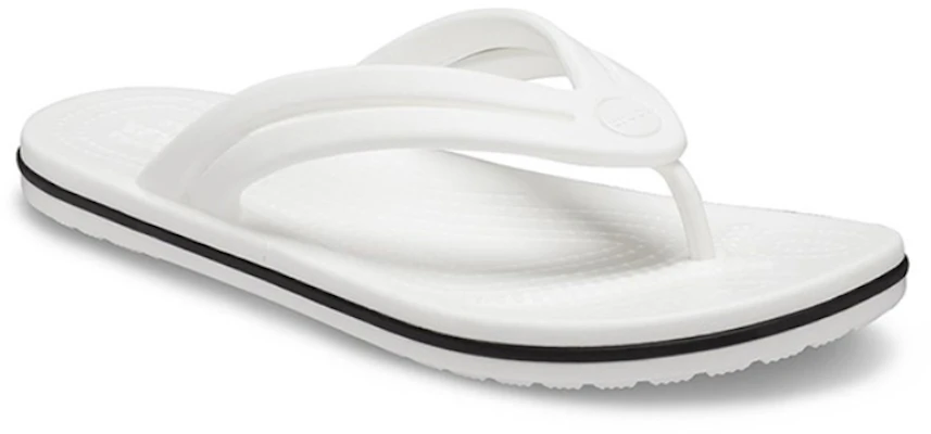 (Women) Crocs Crocband Flip-Flops 'White' 206100-100 Order (Women) Crocs Crocband Flip-Flops 'White' 206100-100