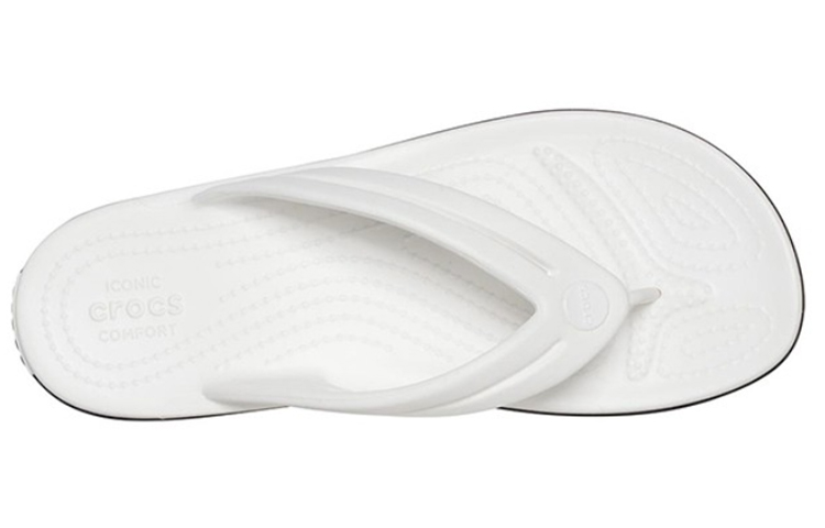 Lookbook (Women) Crocs Crocband Flip-Flops 'White' 206100-100