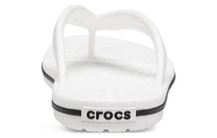 Shop (Women) Crocs Crocband Flip-Flops 'White' 206100-100
