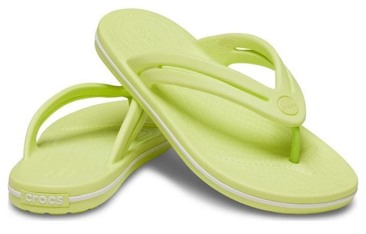 Shop (Women) Crocs Crocband Flip 'Light Green' 206100-3U4