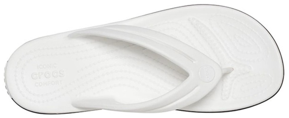 (W) Crocs Crocband Selipar Jepun 'Putih' 206100-100 Lookbook (W) Crocs Crocband Selipar Jepun 'Putih' 206100-100