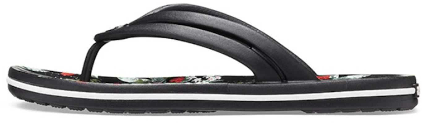 (Women) Crocs Crocband Flowers Flip-Flops Black 206101-0FF Buy (Women) Crocs Crocband Flowers Flip-Flops Black 206101-0FF
