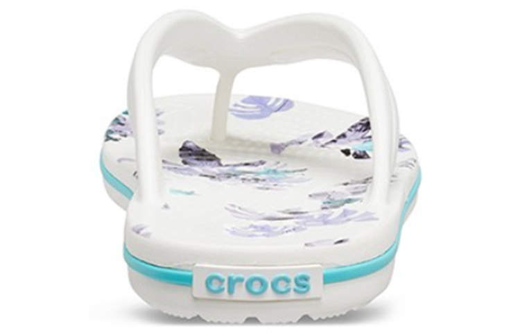 (W) Crocs Crocband Flowers Flip-Flops White 圖 4