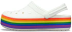 Buy (Women) Crocs Crocband Platform 'Rainbow' 205980-94S