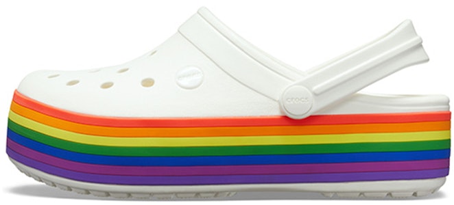 (W) 크록스 크록밴드 플랫폼 레인보우 205980-94S Buy (W) 크록스 크록밴드 플랫폼 레인보우 205980-94S