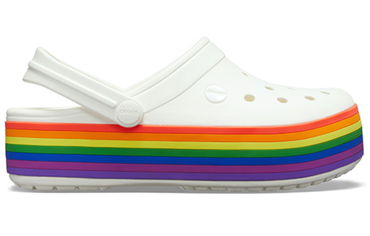 Order (Women) Crocs Crocband Platform 'Rainbow' 205980-94S