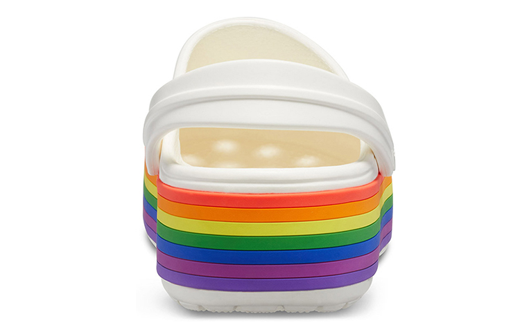Details for (Women) Crocs Crocband Platform 'Rainbow' 205980-94S