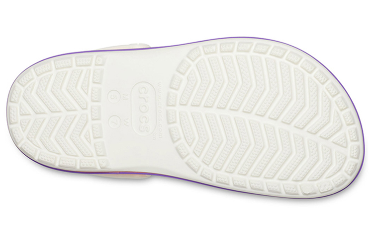 Sizing (Women) Crocs Crocband Platform 'Rainbow' 205980-94S