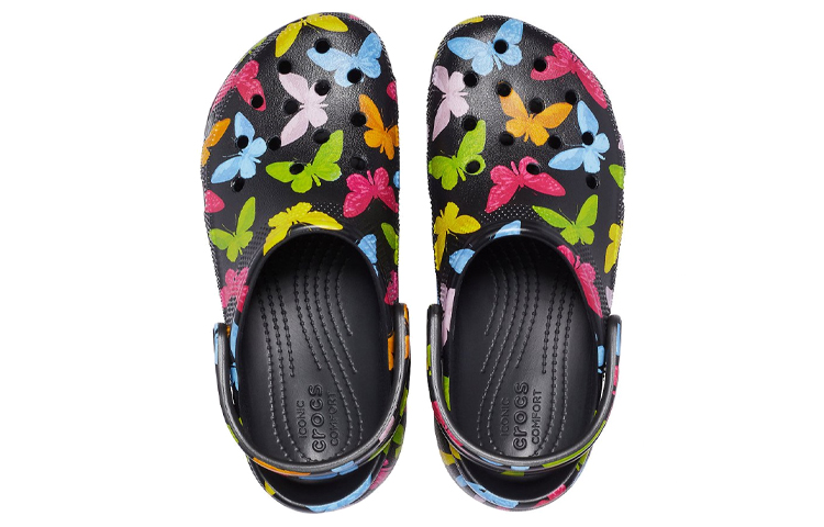 Purchase (Women) Crocs Crocband Platform Clog 'Black Print' 207239-0ZK