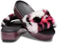Shop (Women) Crocs Crocband Platform So Luxe Slide 'Burgundy Fluffy' 205926-096