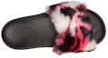 Purchase (Women) Crocs Crocband Platform So Luxe Slide 'Burgundy Fluffy' 205926-096