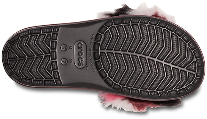 (Women) Crocs Crocband Platform So Luxe Slide 'Burgundy Fluffy' 205926-096 Sizing (Women) Crocs Crocband Platform So Luxe Slide 'Burgundy Fluffy' 205926-096